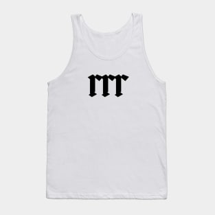 m logo Tank Top